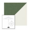 Picture of Fern Natural | 9' Fiberglass Market Umbrella Sunbrella® Awning Fabric