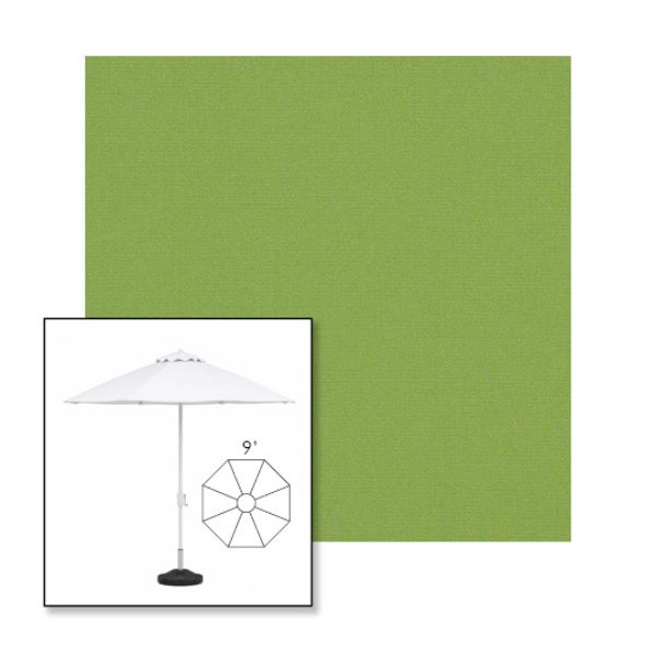 Picture of Ginkgo | 9' Fiberglass Market Umbrella Sunbrella® Awning Fabric