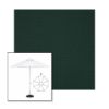 Picture of Ivy | 9' Fiberglass Market Umbrella Sunbrella® Awning Fabric