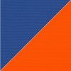 Picture of Mediterranean Blue Orange | 9' Fiberglass Market Umbrella Sunbrella® Awning Fabric