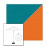 Picture of Turquoise Tuscan | 9' Fiberglass Market Umbrella Sunbrella® Awning Fabric
