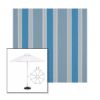 Picture of Baycrest Sky | 11' Fiberglass Market Umbrella Sunbrella® Awning Fabric