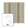 Picture of Marco Sandstone | 11' Fiberglass Market Umbrella Sunbrella® Awning Fabric