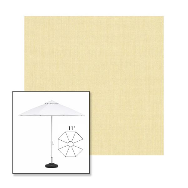 Picture of Parchment | 11' Fiberglass Market Umbrella Sunbrella® Awning Fabric
