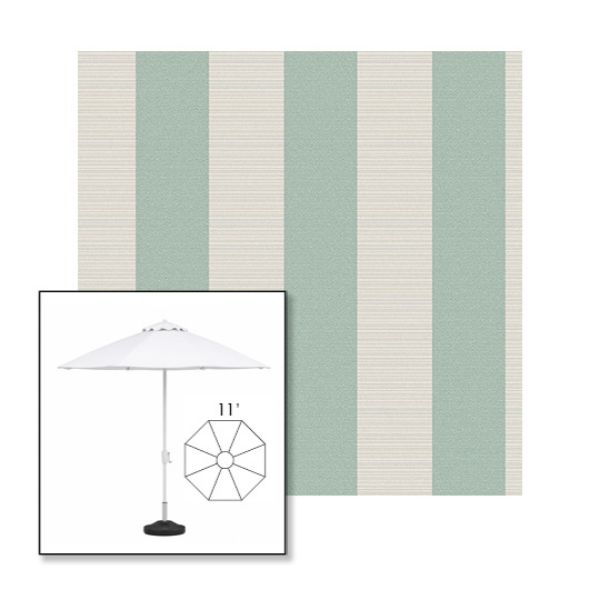 Picture of Paxton Dew | 11' Fiberglass Market Umbrella Sunbrella® Awning Fabric