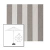 Picture of Paxton Stone | 11' Fiberglass Market Umbrella Sunbrella® Awning Fabric