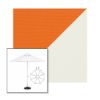 Picture of Tuscan Natural | 11' Fiberglass Market Umbrella Sunbrella® Awning Fabric