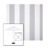 Picture of Beaufort Cloud | 5.5' Fiberglass Market Umbrella Sunbrella® Awning Fabric