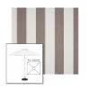 Picture of Beaufort Mushroom | 5.5' Fiberglass Market Umbrella Sunbrella® Awning Fabric