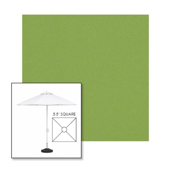 Picture of Ginkgo | 5.5' Fiberglass Market Umbrella Sunbrella® Awning Fabric