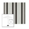 Picture of Grey Black White | 5.5' Fiberglass Market Umbrella Sunbrella® Awning Fabric