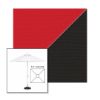 Picture of Jockey Red Black | 5.5' Fiberglass Market Umbrella Sunbrella® Awning Fabric