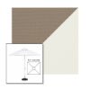 Picture of Taupe Natural | 5.5' Fiberglass Market Umbrella Sunbrella® Awning Fabric