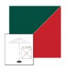 Picture of Forest Green Jockey Red | 6.5' Fiberglass Market Umbrella Sunbrella® Awning Fabric
