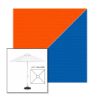 Picture of Orange Pacific | 6.5' Fiberglass Market Umbrella Sunbrella® Awning Fabric
