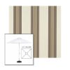 Picture of Taupe Tailored | 6.5' Fiberglass Market Umbrella Sunbrella® Awning Fabric