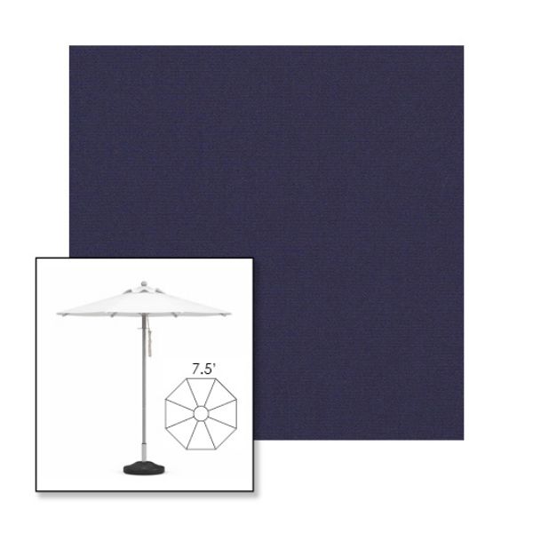 Picture of Captain Navy | 7.5' Heavy Duty Aluminum Market Umbrella Sunbrella® Awning Fabric