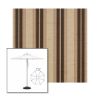Picture of Chip Fancy Chocolate | 7.5' Heavy Duty Aluminum Market Umbrella Sunbrella® Awning Fabric