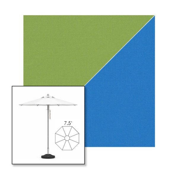 Picture of Ginkgo Capri | 7.5' Heavy Duty Aluminum Market Umbrella Sunbrella® Awning Fabric