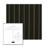 Picture of Cooper Black | 9' Heavy Duty Aluminum Market Umbrella Sunbrella® Awning Fabric