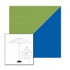 Picture of Ginkgo Pacific Blue | 9' Heavy Duty Aluminum Market Umbrella Sunbrella® Awning Fabric