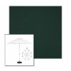 Picture of Ivy | 9' Heavy Duty Aluminum Market Umbrella Sunbrella® Awning Fabric