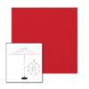 Picture of Jockey Red | 9' Heavy Duty Aluminum Market Umbrella Sunbrella® Awning Fabric