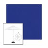 Picture of Ocean Blue | 9' Heavy Duty Aluminum Market Umbrella Sunbrella® Awning Fabric