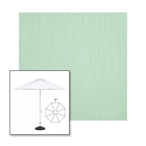 Picture of Sea | 9' Heavy Duty Aluminum Market Umbrella Sunbrella® Awning Fabric