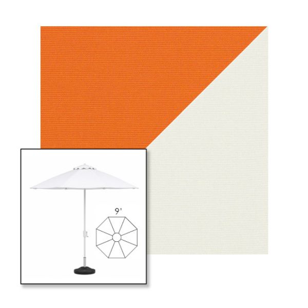 Picture of Tuscan Natural | 9' Heavy Duty Aluminum Market Umbrella Sunbrella® Awning Fabric