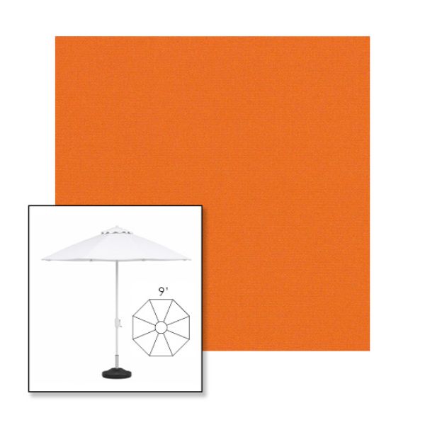 Picture of Tuscan | 9' Heavy Duty Aluminum Market Umbrella Sunbrella® Awning Fabric
