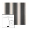Picture of Colonnade Stone | 5.5' Square Heavy Duty Aluminum Market Umbrella Sunbrella® Awning Fabric