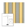 Picture of Rodanthe Metallic | 5.5' Square Heavy Duty Aluminum Market Umbrella Sunbrella® Awning Fabric