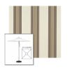 Picture of Taupe Tailored | 5.5' Square Heavy Duty Aluminum Market Umbrella Sunbrella® Awning Fabric