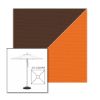 Picture of True Brown Tuscan | 5.5' Square Heavy Duty Aluminum Market Umbrella Sunbrella® Awning Fabric
