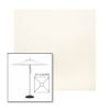 Picture of White | 5.5' Square Heavy Duty Aluminum Market Umbrella Sunbrella® Awning Fabric