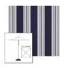 Picture of Captain Navy Natural Classic | 6.5' Square Heavy Duty Aluminum Market Umbrella Sunbrella® Awning Fabric