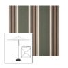 Picture of Emblem Fern | 6.5' Square Heavy Duty Aluminum Market Umbrella Sunbrella® Awning Fabric