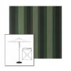 Picture of Marco Olive | 6.5' Square Heavy Duty Aluminum Market Umbrella Sunbrella® Awning Fabric
