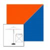 Picture of Orange Pacific | 6.5' Square Heavy Duty Aluminum Market Umbrella Sunbrella® Awning Fabric
