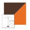 Picture of True Brown Tuscan | 6.5' Square Heavy Duty Aluminum Market Umbrella Sunbrella® Awning Fabric
