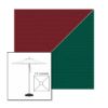 Picture of Burgundy Forest Green | 7.5' Square Heavy Duty Aluminum Market Umbrella Sunbrella® Awning Fabric