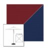 Picture of Burgundy Marine Blue | 7.5' Square Heavy Duty Aluminum Market Umbrella Sunbrella® Awning Fabric