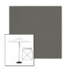 Picture of Charcoal Grey | 7.5' Square Heavy Duty Aluminum Market Umbrella Sunbrella® Awning Fabric