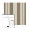Picture of Moreland Taupe | 7.5' Square Heavy Duty Aluminum Market Umbrella Sunbrella® Awning Fabric