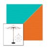 Picture of Aruba Tuscan | 9' Wood Frame Market Umbrella Sunbrella® Awning Fabric