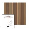 Picture of Eastridge Cocoa | 9' Wood Frame Market Umbrella Sunbrella® Awning Fabric
