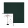 Picture of Ivy | 9' Wood Frame Market Umbrella Sunbrella® Awning Fabric