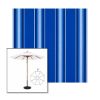 Picture of Pacific Blue Fancy | 9' Wood Frame Market Umbrella Sunbrella® Awning Fabric