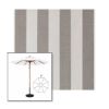Picture of Paxton Stone | 9' Wood Frame Market Umbrella Sunbrella® Awning Fabric